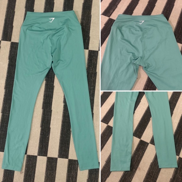 NWT GYMSHARK Women’s Training Full Length Legging Jade Green Small GLLG4714-JG-S - Picture 5 of 10
